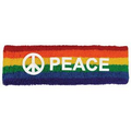 Heavyweight Rainbow Pride Headband w/ 1-Color Heat Transfer or Applique